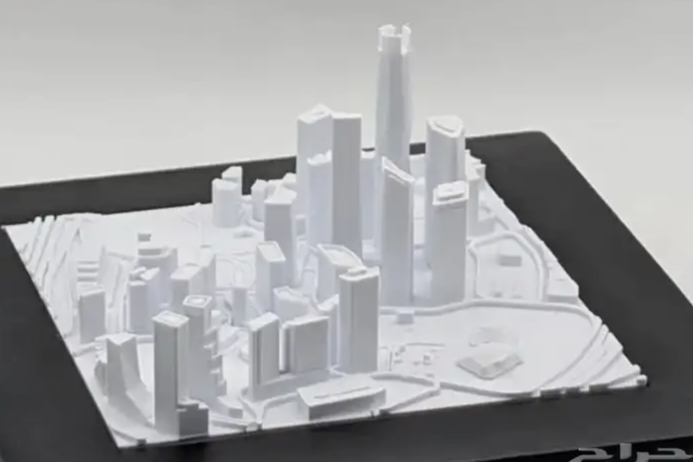 Miniature model of residential neighborhoods and towers (Mini KAFD) - Image 2