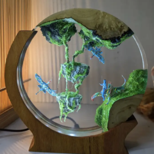 Crystal art pieces