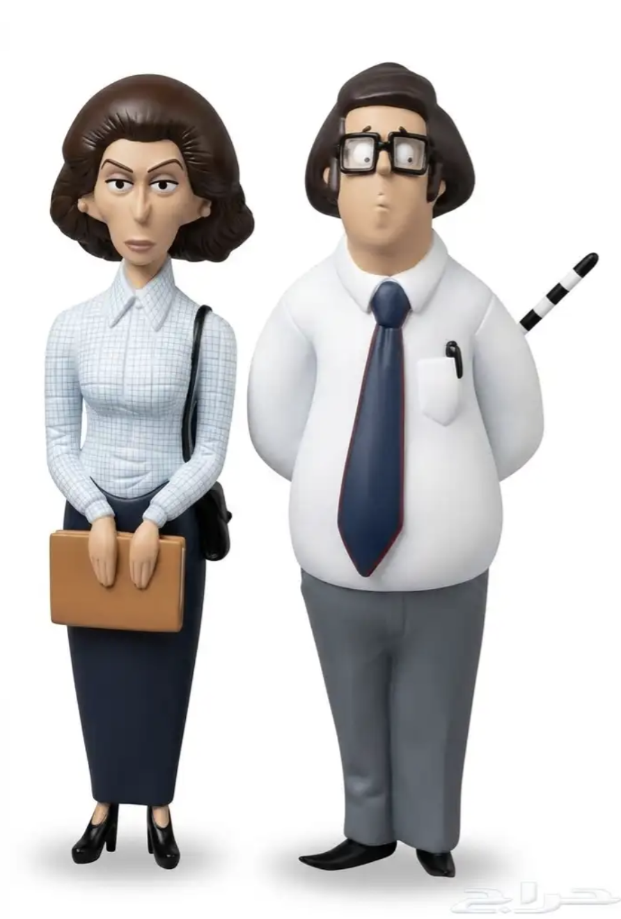 3D figures of the actors from *The School of Mischief* - Image 8