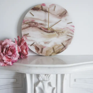 Crystal resin wall clocks – artistic masterpieces.